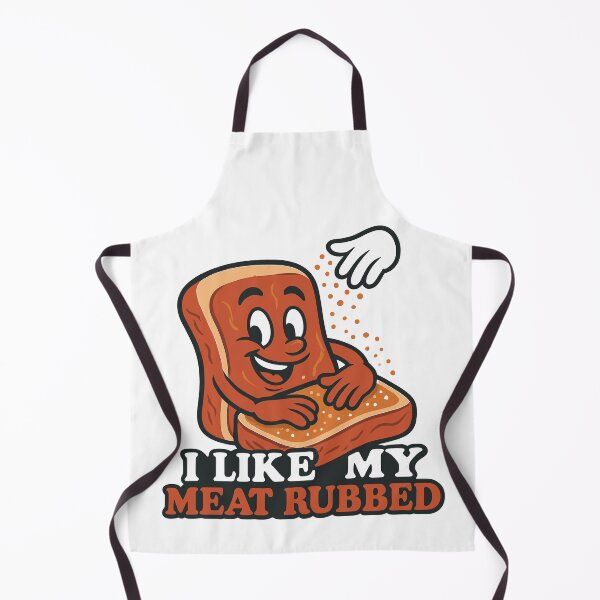 Artikelvorschau, I Like My Meat Rubbed Funny BBQ Sticker with Seasoning Humor entworfen und verkauft von JasKei-Designs.