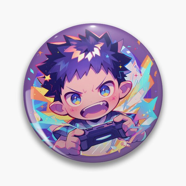 Item preview, Renzo Shima Passionate Gaming Spark Blue Exorcist Anime designed and sold by mildaclairmo.