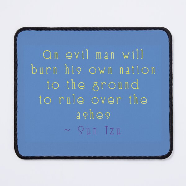 Item preview, Evil burns his own nation to rule over the ashes designed and sold by StudioTanoshiiNeko.