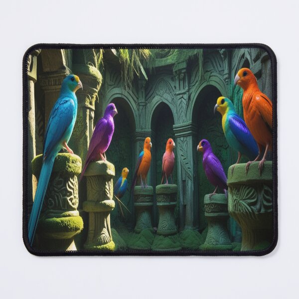 Item preview, Ancient Amazon Aviary with Mystical Birds designed and sold by Max Store.
