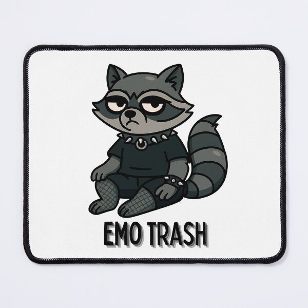 Item preview, Emo Trash – Raccoon Not in a Phase designed and sold by CanSparkleArt.