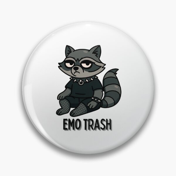Item preview, Emo Trash – Raccoon Not in a Phase designed and sold by CanSparkleArt.