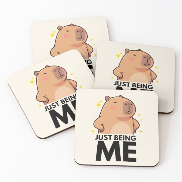 Item preview, Just Being Me - Capybara designed and sold by The magic  Yellow bus.