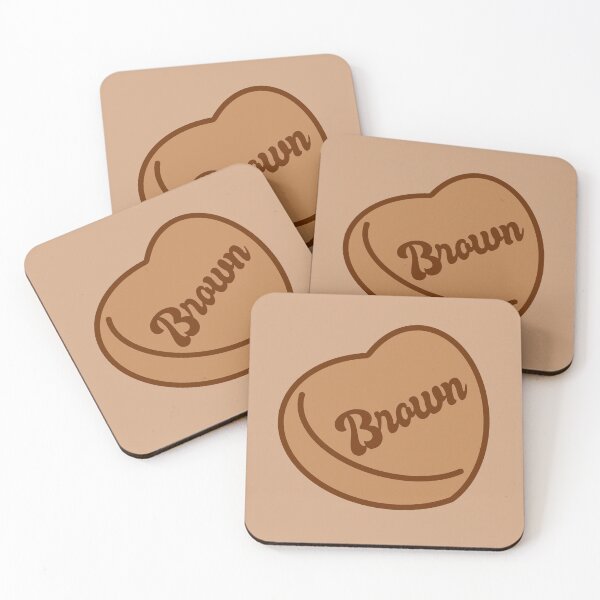 Item preview, Brown Candy Heart designed and sold by blottleink.