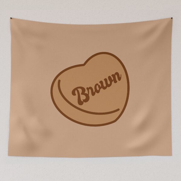 Item preview, Brown Candy Heart designed and sold by blottleink.
