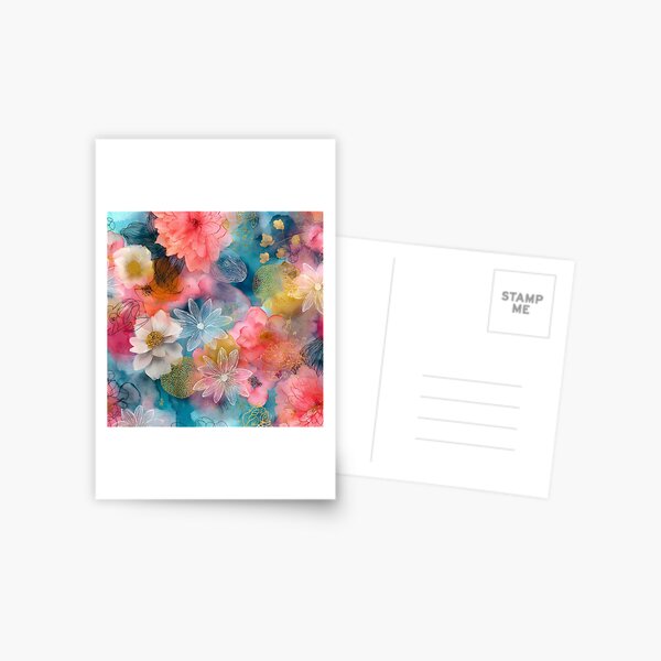 Item preview, Pastel daisies floral print designed and sold by dcrc.