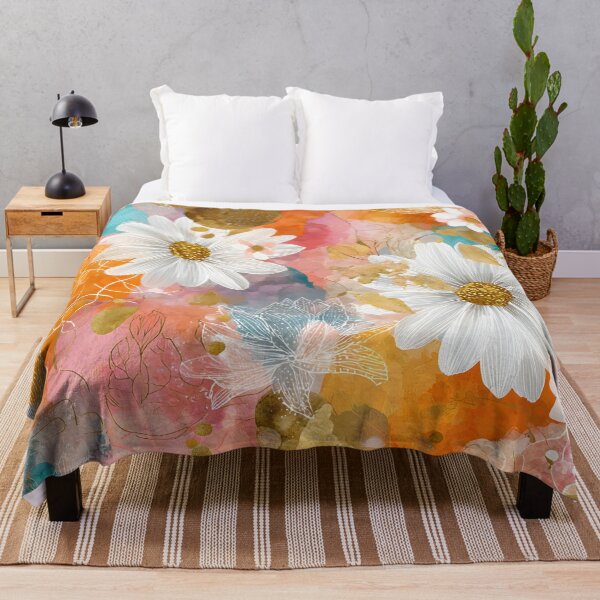 Item preview, Pastel daisies floral print designed and sold by dcrc.