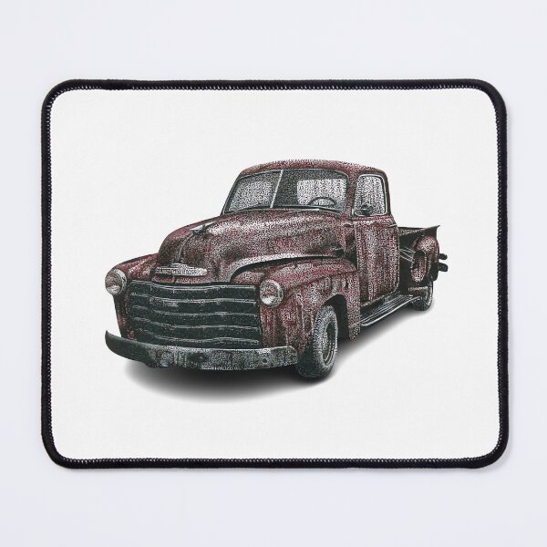 Item preview, Red Rusty Truck designed and sold by Cora Worthington Art.
