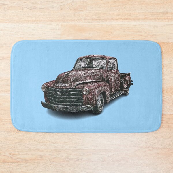 Item preview, Red Rusty Truck designed and sold by Cora Worthington Art.
