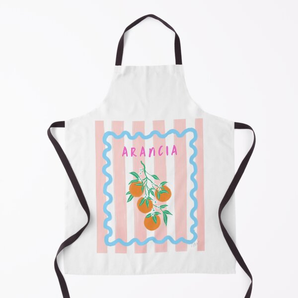 Item preview, Orange Arancia Italian Summer Beachy Vacation Pink Pastel Stripes Modern Design designed and sold by Natasha May Design.