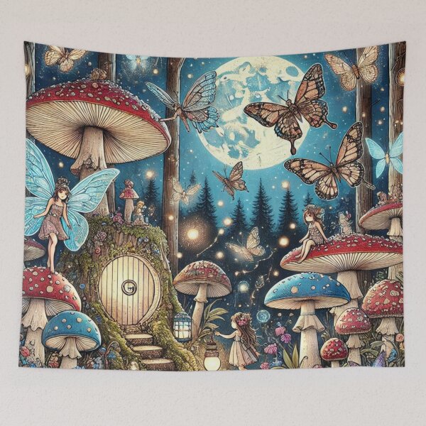Item preview, Moonlight Whispers in the Fairy Glade designed and sold by Dream Bloom Gallery.