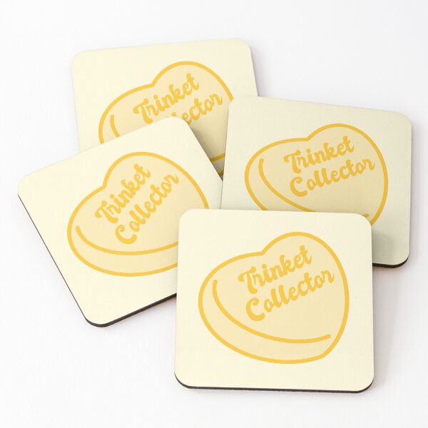 Aperçu de l'œuvre Cœur en bonbon jaune pour collectionneur de bibelots créée et vendue par blottleink.