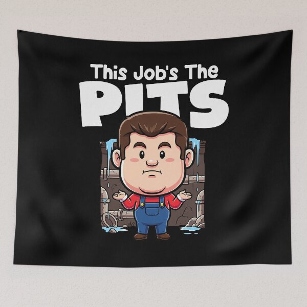Item preview, THIS JOB'S THE PITS - PLUMBER designed and sold by KEF Custom.