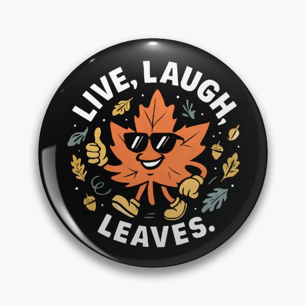 Artikelvorschau, Live Laugh Leaves Happy Fall Harvest Herbstblatt Wortspiel Ausrüstung entworfen und verkauft von DynamicDesign.