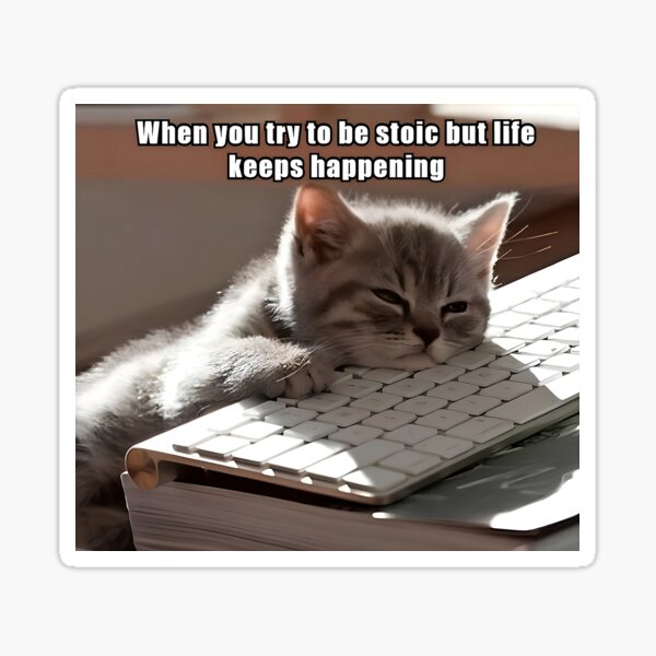 Item preview, When you try to be Stoic Meme designed and sold by LexaArtworks.