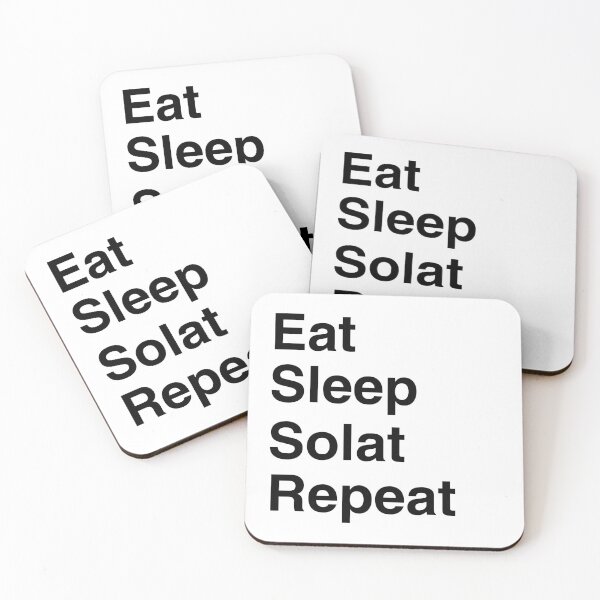 Item preview, Eat Sleep Solat Repeat designed and sold by memezart.