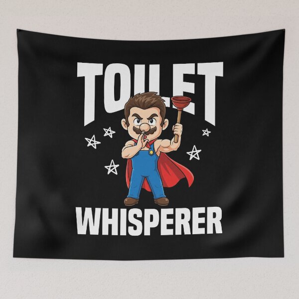 Item preview, TOILET WHISPERER - PLUMBER designed and sold by KEF Custom.