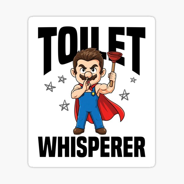 Item preview, TOILET WHISPERER - PLUMBER designed and sold by KEF Custom.