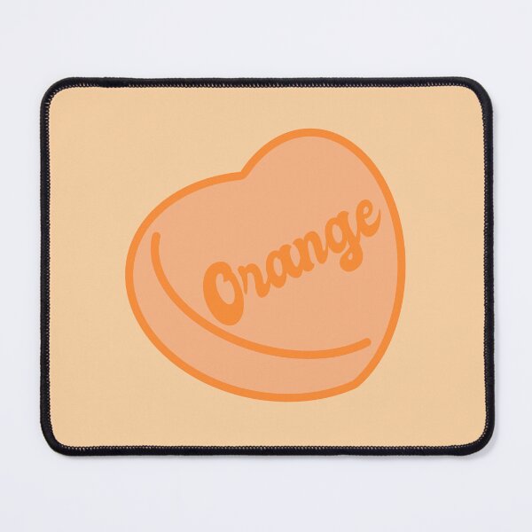 Item preview, Orange Candy Heart designed and sold by blottleink.