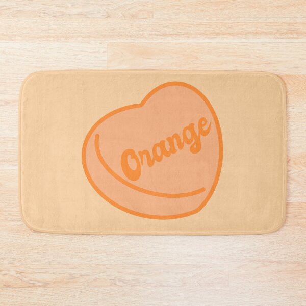 Item preview, Orange Candy Heart designed and sold by blottleink.