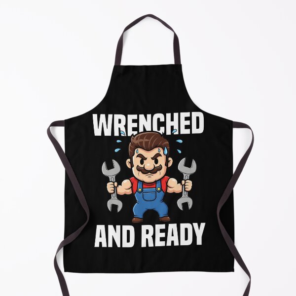 Item preview, WRENCHED AND READY - PLUMBER designed and sold by KEF Custom.