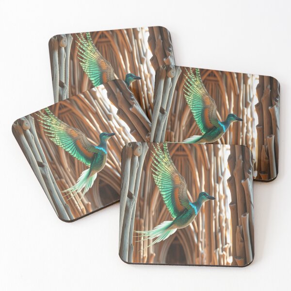 Item preview, Stained Glass Bird in Coral Cathedral designed and sold by Max Store.