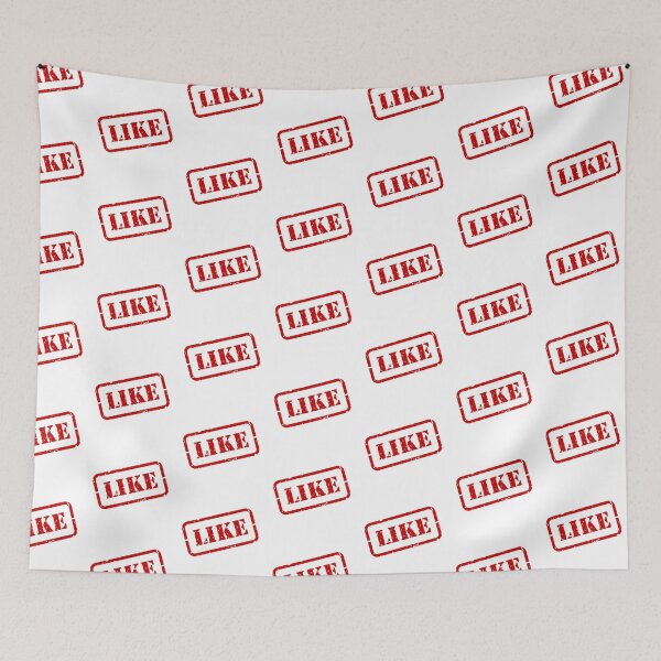 Item preview, Like Red Rubber Stamp Vector designed and sold by THP Creative.