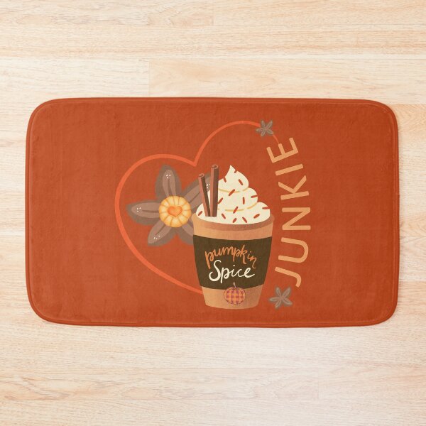 Item preview,  Plaid Pumpkin Spice Coffee Junkie Heart designed and sold by Forevermore.
