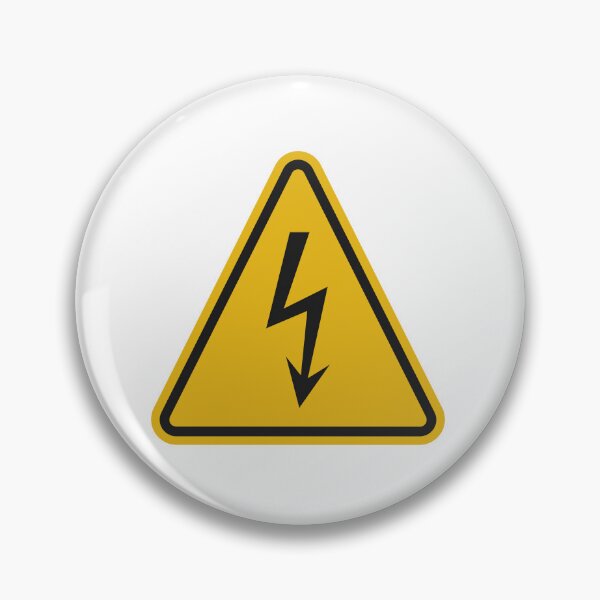 Item preview, Yellow Triangle Electrical Hazard Warning Sign Vector designed and sold by THP Creative.