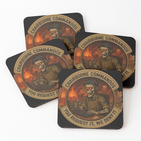 Item preview, CHAIRBORNE COMMANDOS designed and sold by Uncle Bassy's Military Gear.