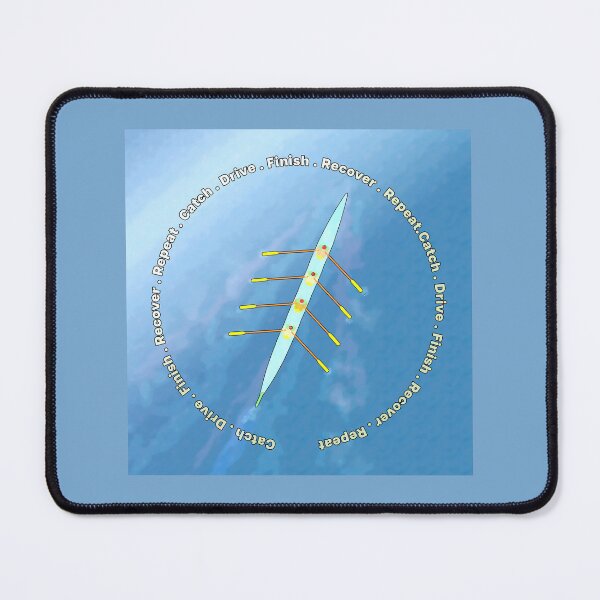 Item preview, Rowing Crew – Catch Drive Finish Repeat Loop (Cartoon Art) designed and sold by Michael van der Hoorn.