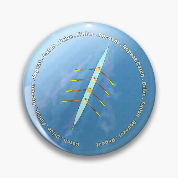 Item preview, Rowing Crew – Catch Drive Finish Repeat Loop (Cartoon Art) designed and sold by Michael van der Hoorn.