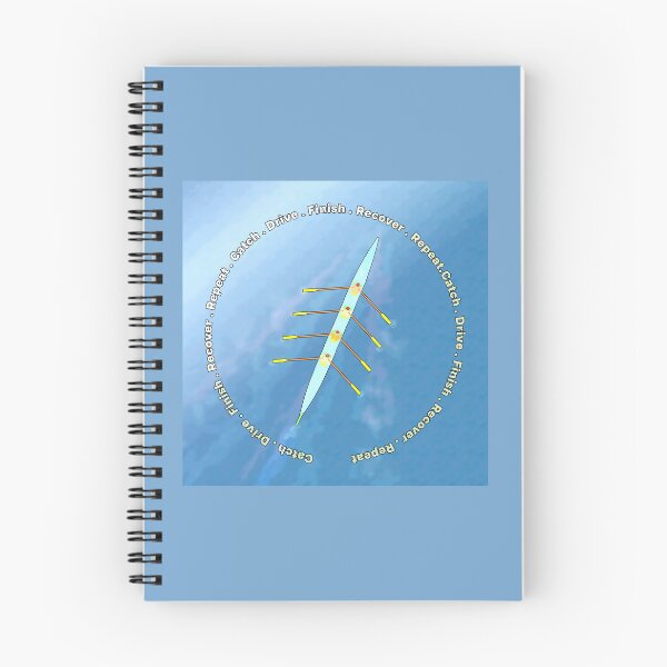 Item preview, Rowing Crew – Catch Drive Finish Repeat Loop (Cartoon Art) designed and sold by Michael van der Hoorn.