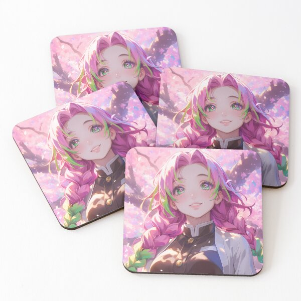 Item preview, Mitsuri Kanroji Demon Slayer Anime Love Hashira Blossom Glow designed and sold by juniorcastros.
