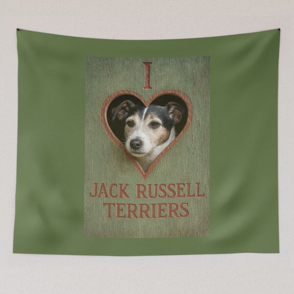 Item preview, I love Jack Russell Terriers: Augie Dog designed and sold by Tridentulus.