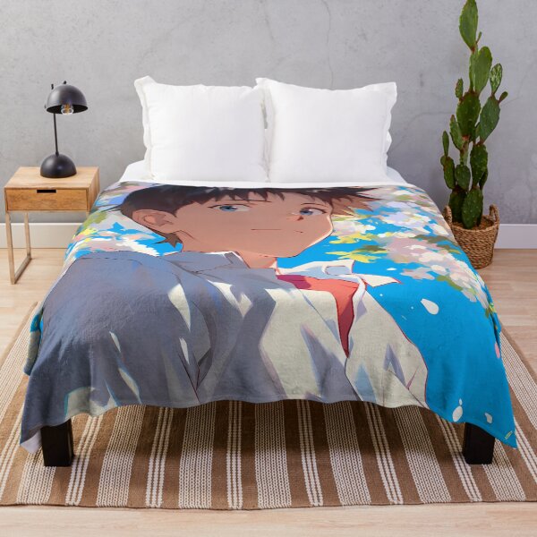 Artikelvorschau, Shinji Ikari Schuluniform Neon Genesis Evangelion Anime Kirschblüte entworfen und verkauft von juniorcastros.