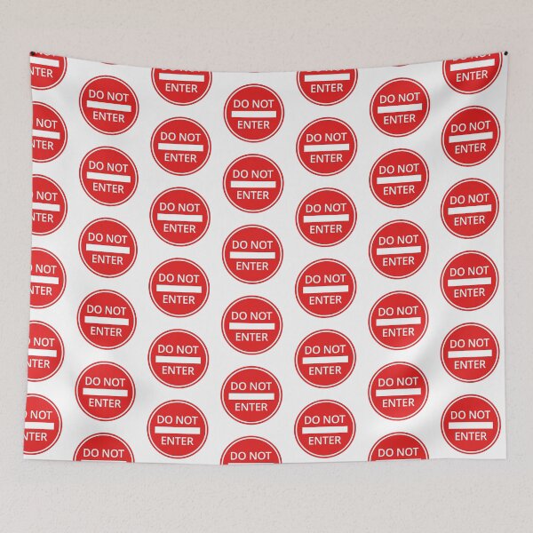 Item preview, Red Do Not Enter Icon Vector designed and sold by THP Creative.