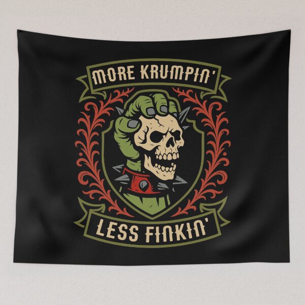 Item preview, More Krumpin Less Finkin Funny Wargaming designed and sold by pixeptional.