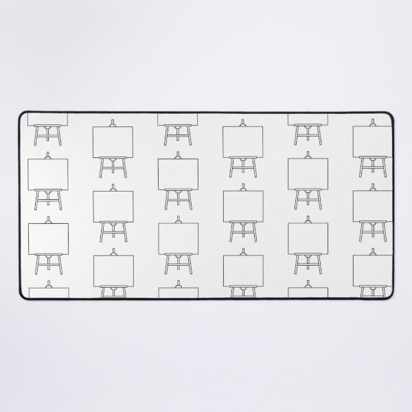 Item preview, Artist Easel With Blank Canvas Outline Vector Illustration designed and sold by THP Creative.