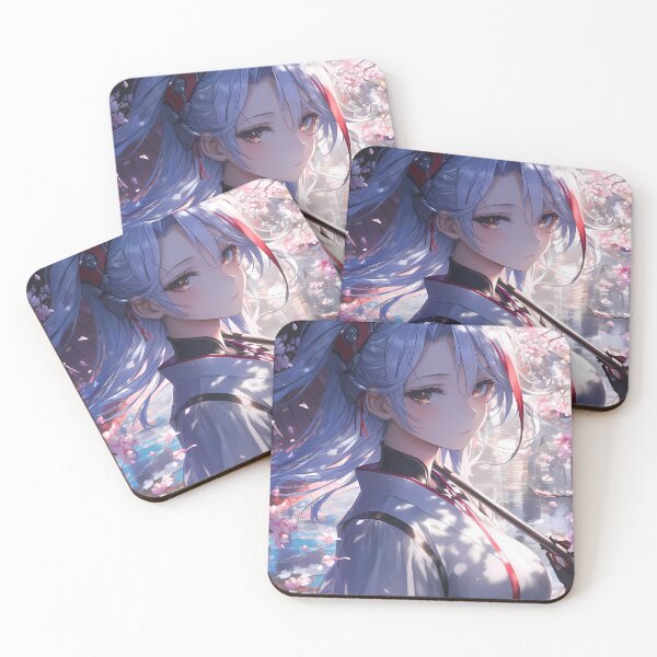 Item preview, Prinz Eugen Azur Lane Anime Cherry Blossom Kimono Elegance Portrait designed and sold by juniorcastros.