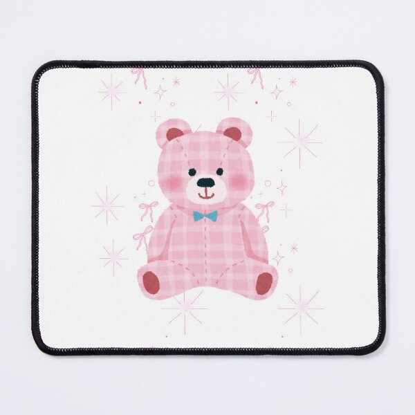 Item preview, Adorable Pink Bear – Kawaii Cute Aesthetic Illustration designed and sold by PupeCreativeArt .