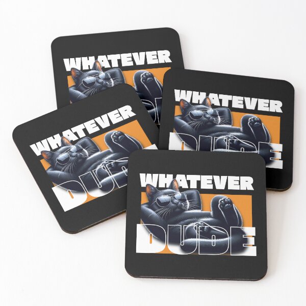 Item preview, Whatever Dude – Laid Back Cool Cat designed and sold by dudelinart.