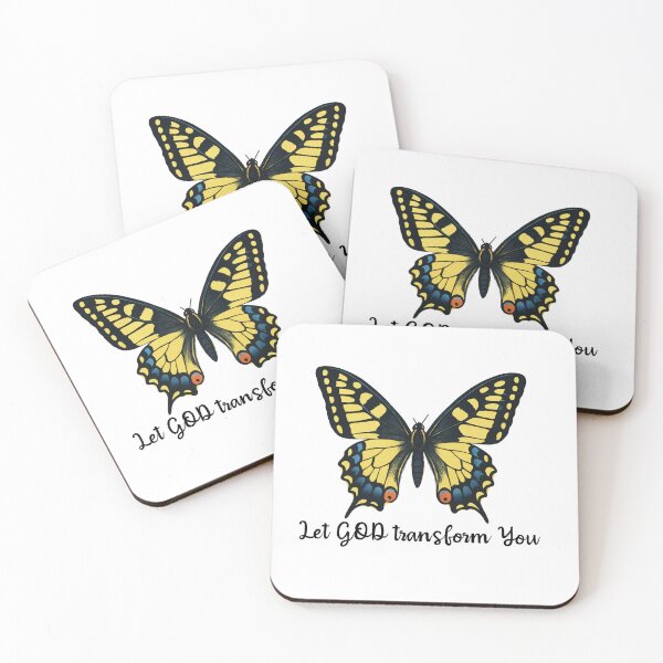 Item preview, Let God Transform You - Butterfly Metamorphosis Swallowtail designed and sold by ChristianLife.
