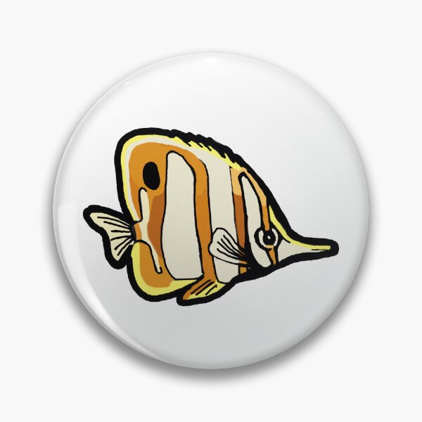 Item preview, Copperband Butterfly Fish designed and sold by the-cyan-tiger.
