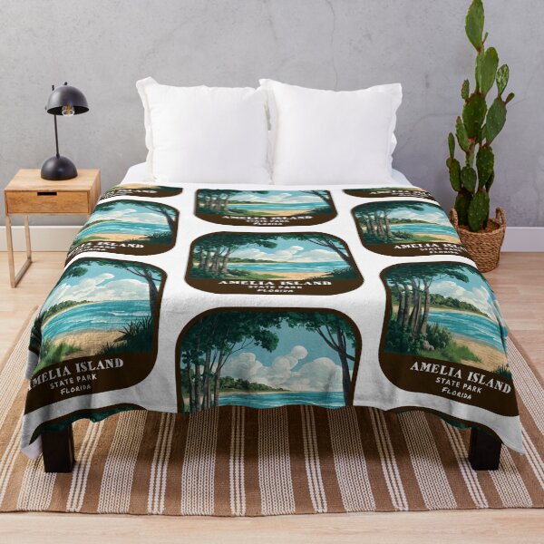 Item preview, Vintage Amelia Island State Park (Florida State Park) designed and sold by RabbitK.