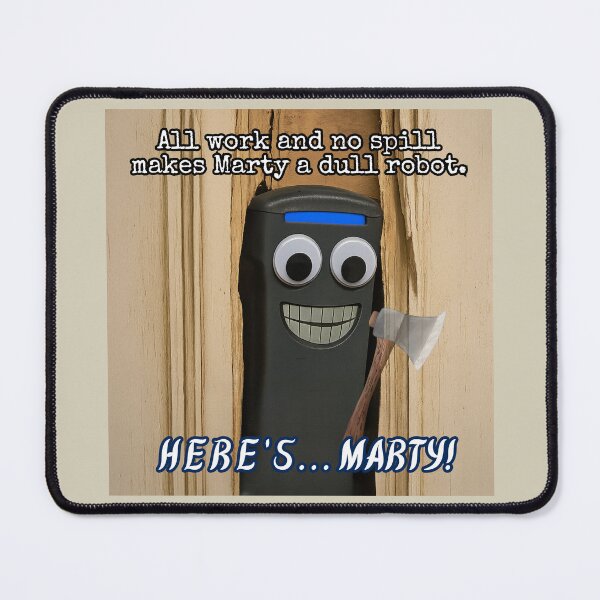 Item preview, Here’s Marty! | Grocery Store Horror Inspired by The Shining designed and sold by Where Troubles Melt Like Lemon Drops.