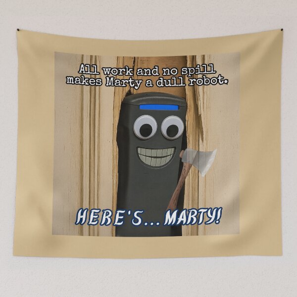 Item preview, Here’s Marty! | Grocery Store Horror Inspired by The Shining designed and sold by Where Troubles Melt Like Lemon Drops.