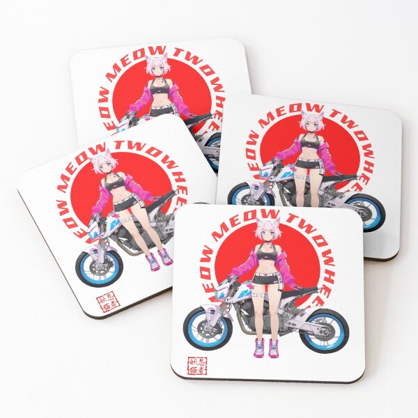 Item preview, Kawaii Girl Rider | Cyberpunk Motorcycle Vibes designed and sold by NinjanekoJP.