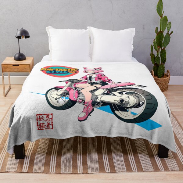 Item preview, Kawaii Girl Rider | Cyberpunk Motorcycle Vibes designed and sold by NinjanekoJP.