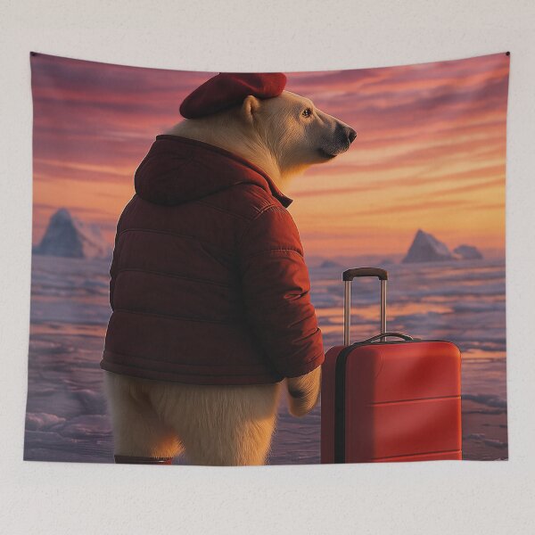 Item preview, Holiday at the North Pole, the little polar bear designed and sold by Mauswohn.